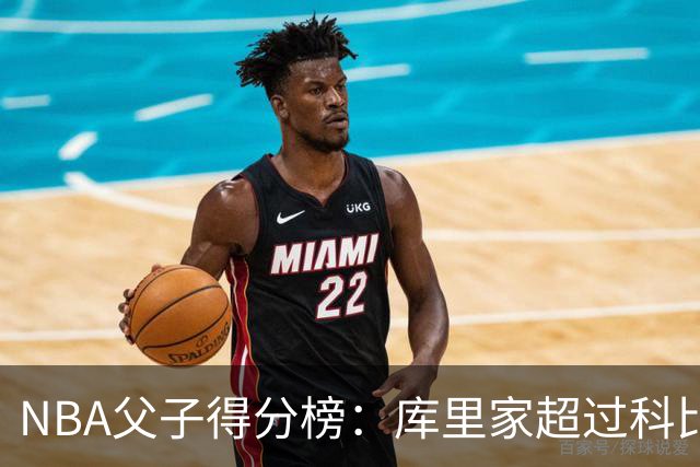 NBA父子得分榜：库里家超过科比家，詹姆斯第一，尤因儿子3分也进前十